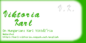 viktoria karl business card